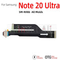 Dock Charger Board Fast Charging Port Flex Cable For Samsung Galaxy Note 10 20 Ultra Plus Lite N971N N770F N976B N981B N986B Ori
