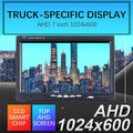 7 - Inch 1920 * 1080 AHD 1080P High - Definition Truck Monitor with Starlight Night Vision - Ideal for Vehicle Reverse in Bus