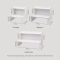 INS Desktop Storage Box 2 Layers Home Bedroom Dresser Skin Care Products Lipstick Shelf Study Stationery Books Sundry Organizer