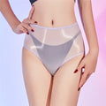 Sexy Unisex Oil Shiny Sheer See Through Boxer High Elastic Safety Short Smooth Bottom Wear Glossy Ultrathin Underwear Slim  Body