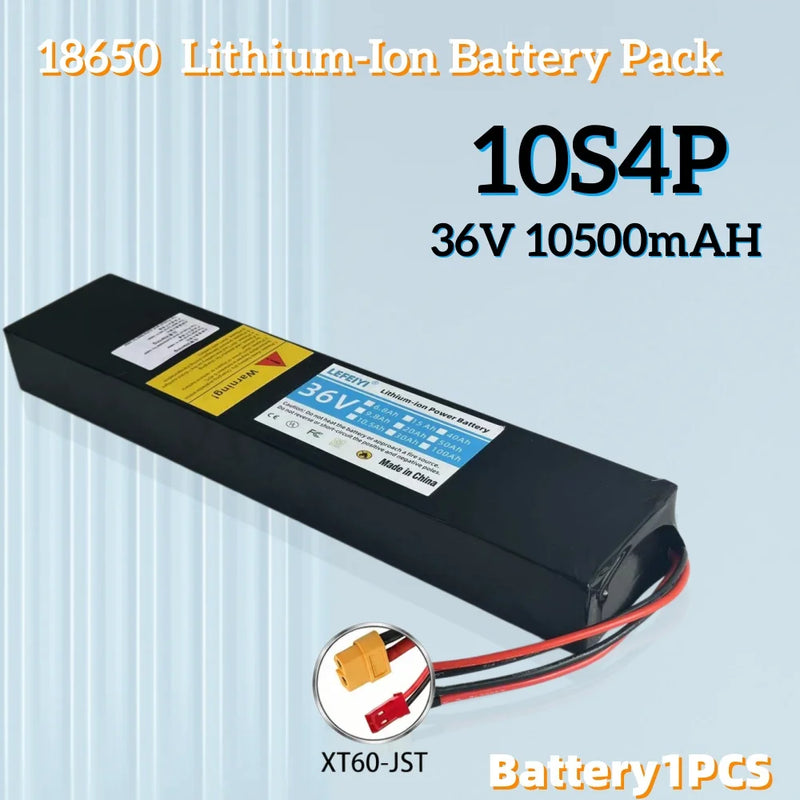 36V 10.5Ah 10S4P 500W power supply, specially modified for Xiaomi M365 electric scooter battery with BMS