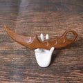 Golden Sandalwood Claw Knife, Whole Wood Carving | SAMAG