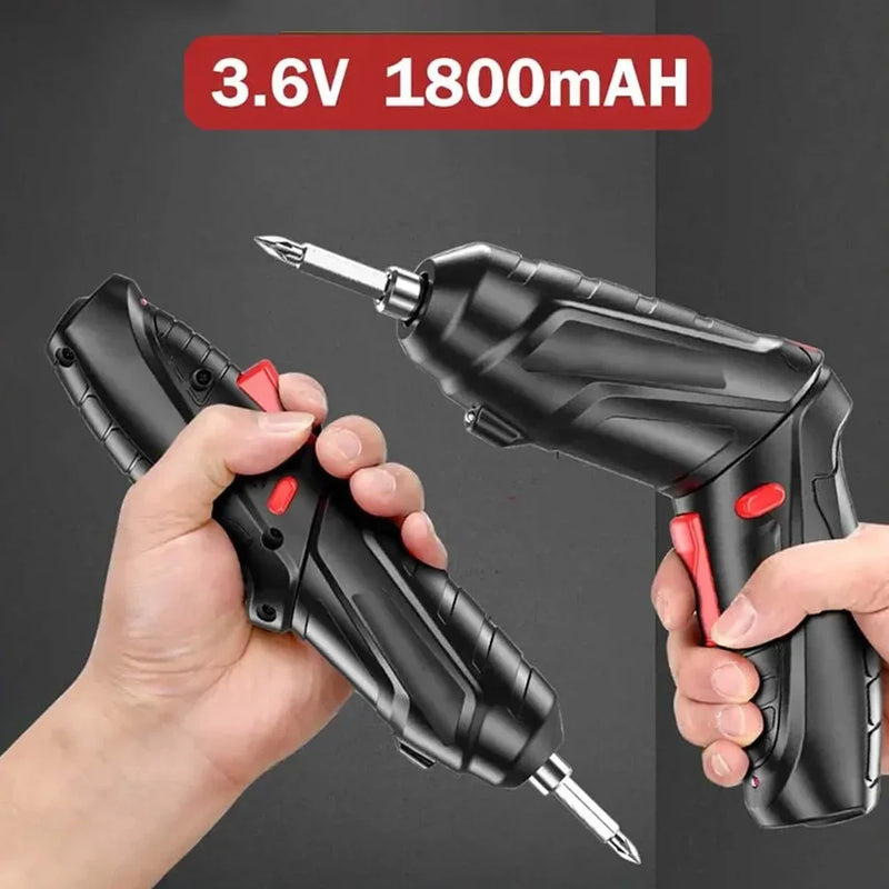 1800mAh Battery Powered Portable Cordless Electric Screwdriver 47 PCS 3.6V Household Maintenance Power Tool - View 2 | SAMAG