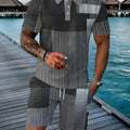 Summer New Men's Polo Shirt Set - Street Casual Fashion | SAMAG