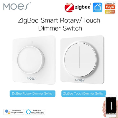 New ZigBee Smart Rotary/Touch Light Dimmer Switch | SAMAG