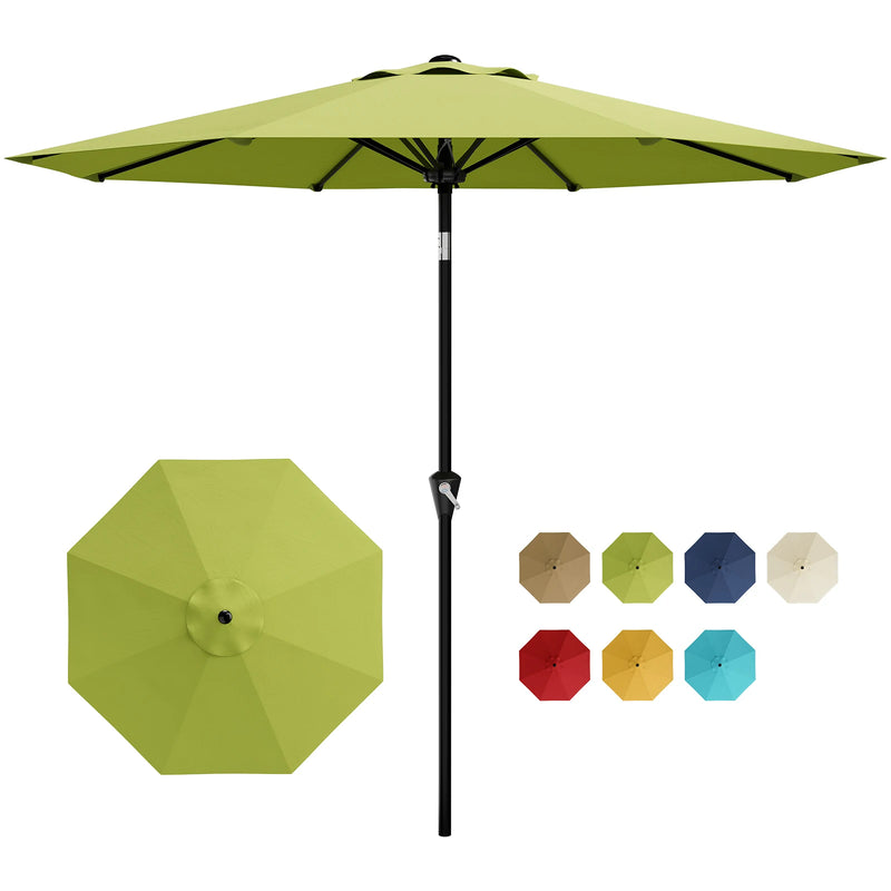 9FT Patio Market Umbrella, UPF 50+ UV Protection Outdoor | SAMAG