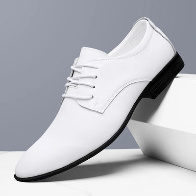 New Brand Men's Genuine Leather Business Shoes Soft Soles | SAMAG