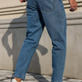 Men's Jeans Are Made of Classic Blue Denim Fabric | SAMAG