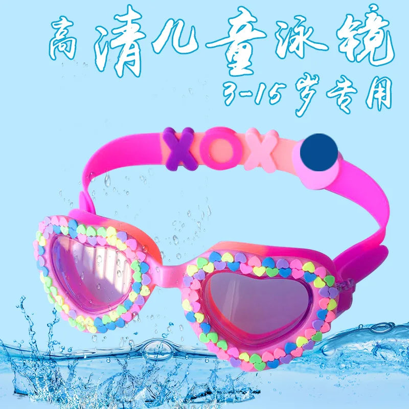 Children's Boys Girls Cartoon Baby Swimming Goggles | SAMAG