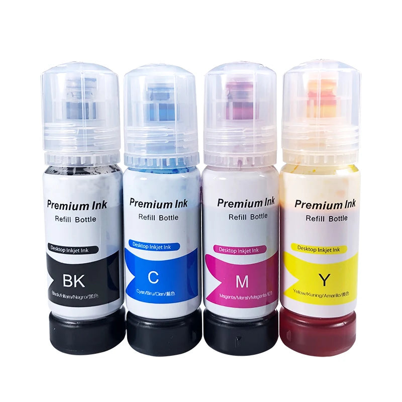 104 522 103 Refill Dye Ink For Epson EcoTank ET-2710 ET-2711 ET2712 ET2714  ET-2720 ET-2726 ET-4700 Inkjet For EcoTank Printer