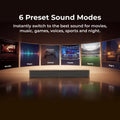 ULTIMEA Poseidon R3T 240W 2.1ch Soundbar with Wireless Subwoofer, BassMX & VoiceMX, App Control, Soundbar for Smart TV, HDMI