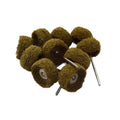 10PCS Jewelry Polishing Wheel Cloth Cotton Wool Brass Steel Wire Abrasive Brush For Rotary Tools 2.35 Shank