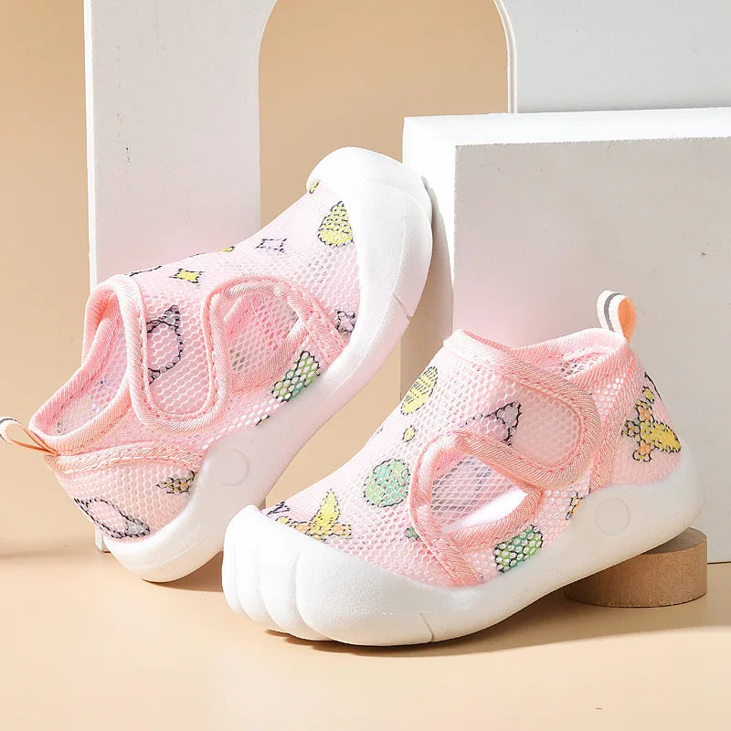 Brand Baby Sandals Summer New 0-3y Baby Walking Shoe Light Gril Sandals Anti Slip Soft Sole Boy Shoe Popular Wholesale Kid Shoes