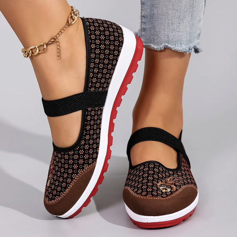 Women's summer breathable mesh flat shoes women's shoes casual sneakers shoes, clearance free shipping
