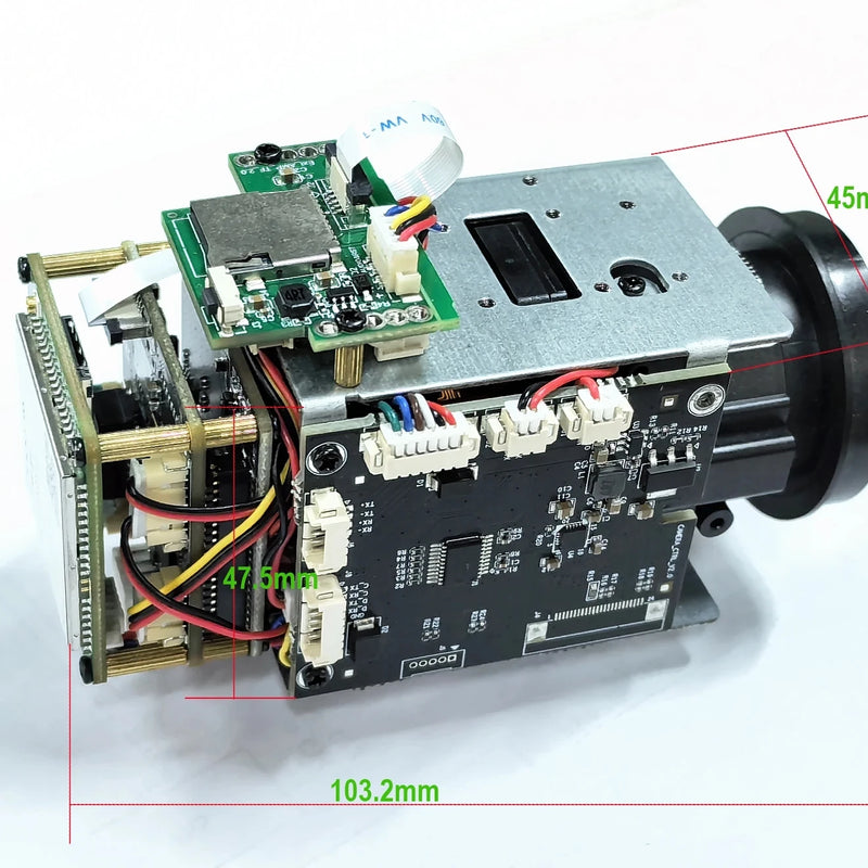 Camhi 4K 8MP 360X Zoom PTZ 4G IP Camera Auto IRIS P2P ONVIF IMX415 Support SD 256GB