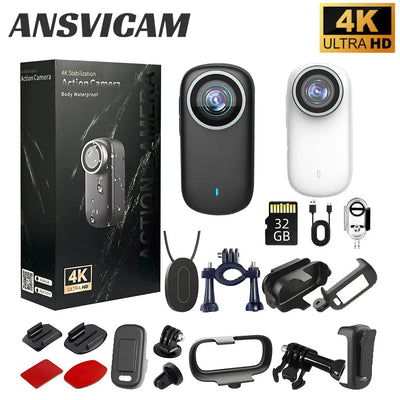 ANSVICAM 4K Wifi Mini Sports Camera POV Magnetic Thumb | SAMAG