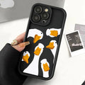 Funny Cartoon Duck Phone Case For iPhone 16 e 15 14 13 12 11 Pro Max Plus Mini X XS XR SE 2020 2022 Funda Coque
