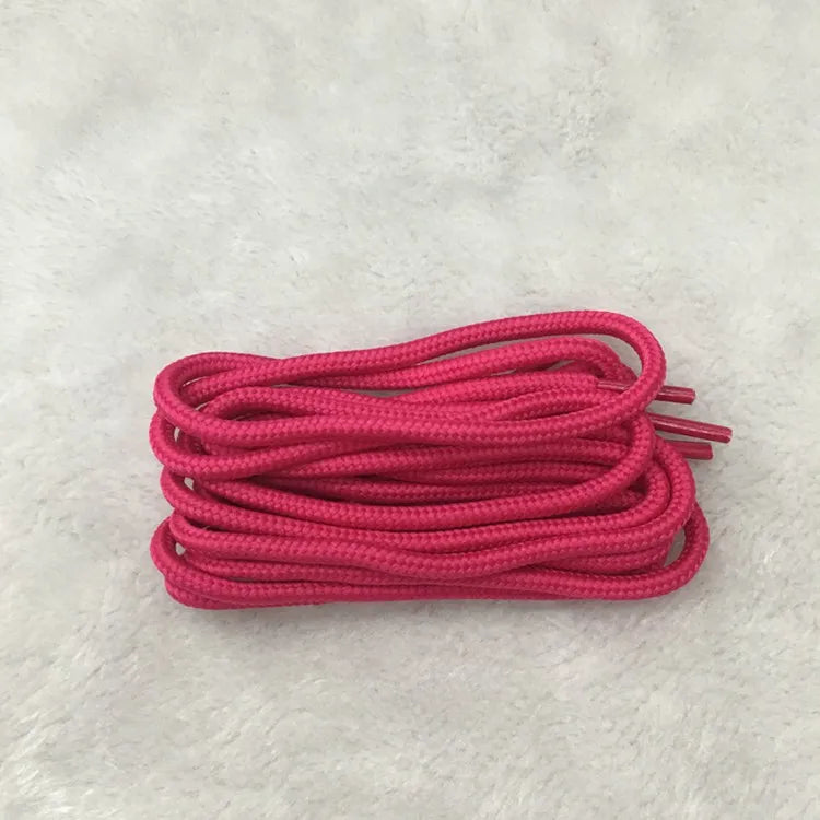 1Pair Classic Solid Round Shoelaces Durable Polyester Shoe laces Boot Laces Sneaker Shoelace 21 Colors 70cm 90cm 120cm 150cm