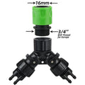 KESLA 1pcs Drip Irrigation Tap Adapter 2-Way 4-Way Splitter for Garden 1/4'' Hose Automatic Watering System Kit Bonsai Pot Plant
