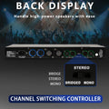 FUHAM SP-750 Class D Digital Power Amplifier 750W 8Ω 2 Channel 1U Lightweight Pro Audio Amp for DJ Stage Performance