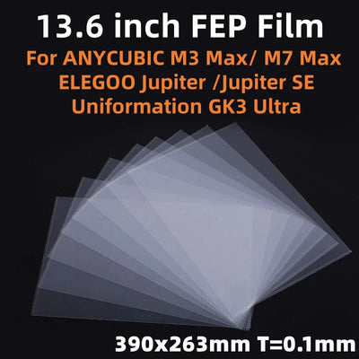 13.6 Inch FEP Film 390*263*0.1mm For ANYCUBIC Photon M3 | SAMAG
