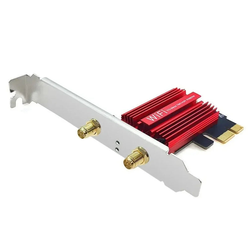 AC1200 PCI - E WiFi 5 Network Card Dual Band 2.4G/5GHz For Bluetooth 4.0 Desktop Laptop Windows 7/8/10/11 - Visuel 2 | SAMAG