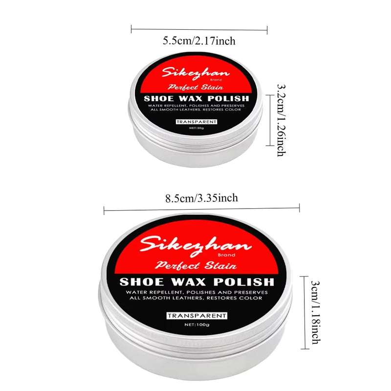 Leather Shoe Care Cream Transparent Colorless Odorless Mink Conditioning Waterproof Shine Protector Shoe Maintenance