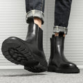 2022 Autumn New Chelsea Boots for Men Black Boots Platform Shoes Fashion Ankle Boots Winter Slip on Men Shoes New Botines Mujer