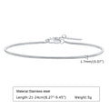 1/2/3pcs Chain Bracelet for Men Women, Stainless Steel Twisted Rope Cuban Wristband, Hip Hop Minimalist - Visuel 8 | SAMAG