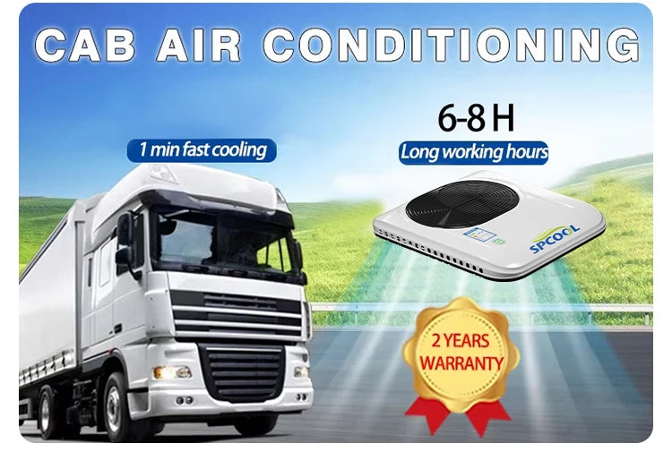 Truck Air Conditioning,DC 12V 24V Rooftop,Roof AC System,Parking Cooling Auto,Vehicle Air Conditioner,For Cars Trucks  Low Noise