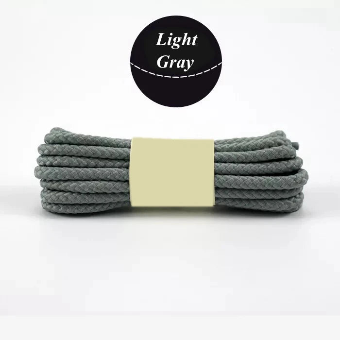1Pair Outdoor Strong Round Shoelaces Sneaker Shoe laces High Top Walking Hiking Boot Laces Shoes Strings Quality Bold Shoelace
