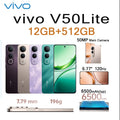 VIVO V50 Lite 5G 6.77" 120Hz Display 12GB+512GB 50MP Cam 6500mAh Long Lasting Battery Type-C Dual SIM Unlocked Smartphone