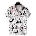 New summer shirt men's short cat pattern design casual | SAMAG