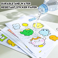 50 Sheets A4 Glossy Vinyl Sticker 8.3 X 11.7 Inch - View 5 | SAMAG