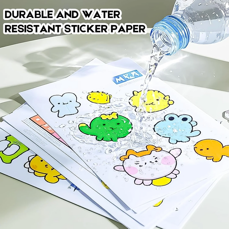 50 Sheets A4 Glossy Vinyl Sticker 8.3 X 11.7 Inch - View 5 | SAMAG