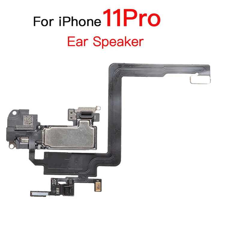 Ear Speaker With Microphone Flex Cable For iPhone X XR XS 11 12 Mini Pro Max Earpiece Incl Light Sensor Flex Replacement