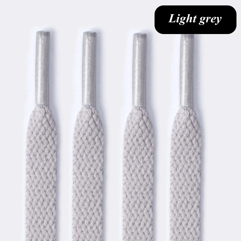 Classic Casual Thicken Shoelaces Athletic String 8MM Flat Shoe Laces Sport Leisure Women Sneaker Shoelaces AJ/AF1 Accessories