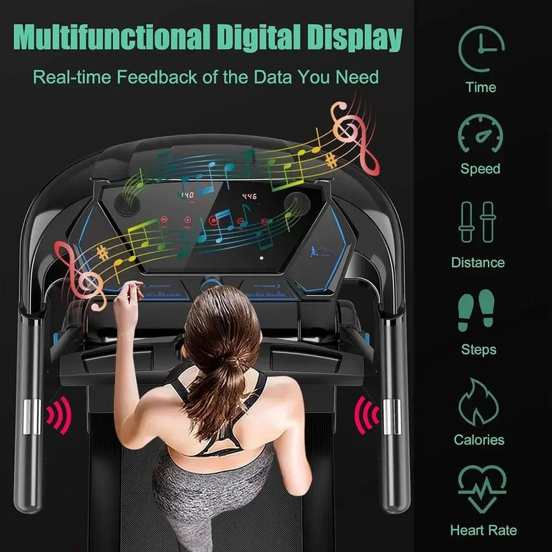 2.25HP Electric Treadmill with Smart App, LED | SAMAG