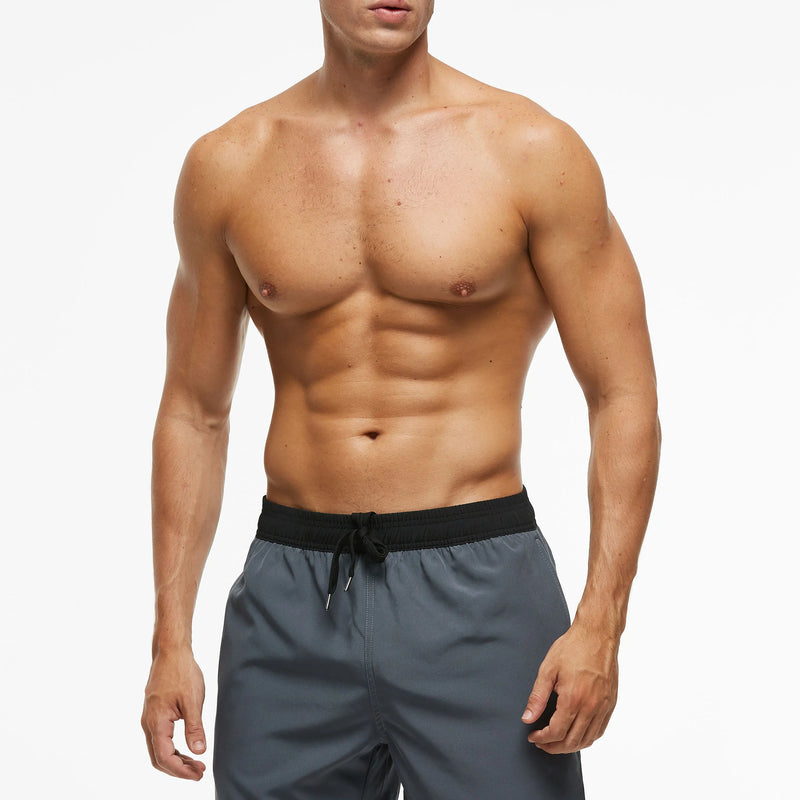 Summer Men's Swim Trunks Beach Shorts Elastic Closure | SAMAG