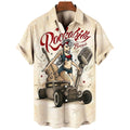 Hawaiian Vacation Men Shirt 3D Printed Man/Women Casual | SAMAG