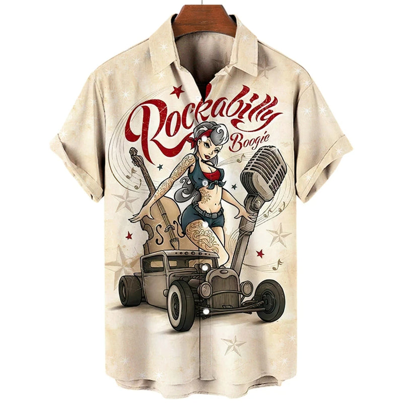 Hawaiian Vacation Men Shirt 3D Printed Man/Women Casual | SAMAG