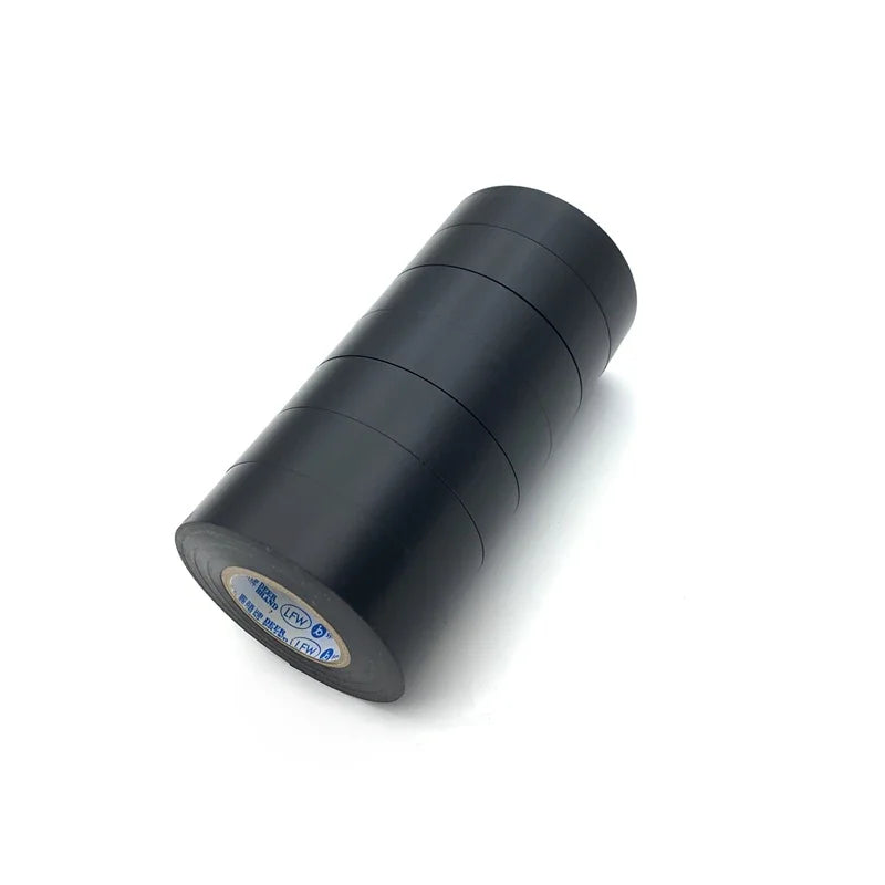 1pc 19MMX30M Black Electrical Tape Waterproof High-viscosity PVC Electrical Insulation Tape Automotive Wiring Harness Vinyl Tape