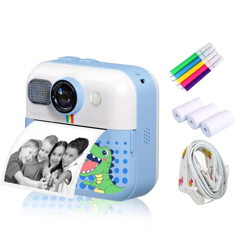 Digital Children Camera For Photography Instant Print Photo Kids Camera Mini Thermal Printer Video Educational Toys Gift