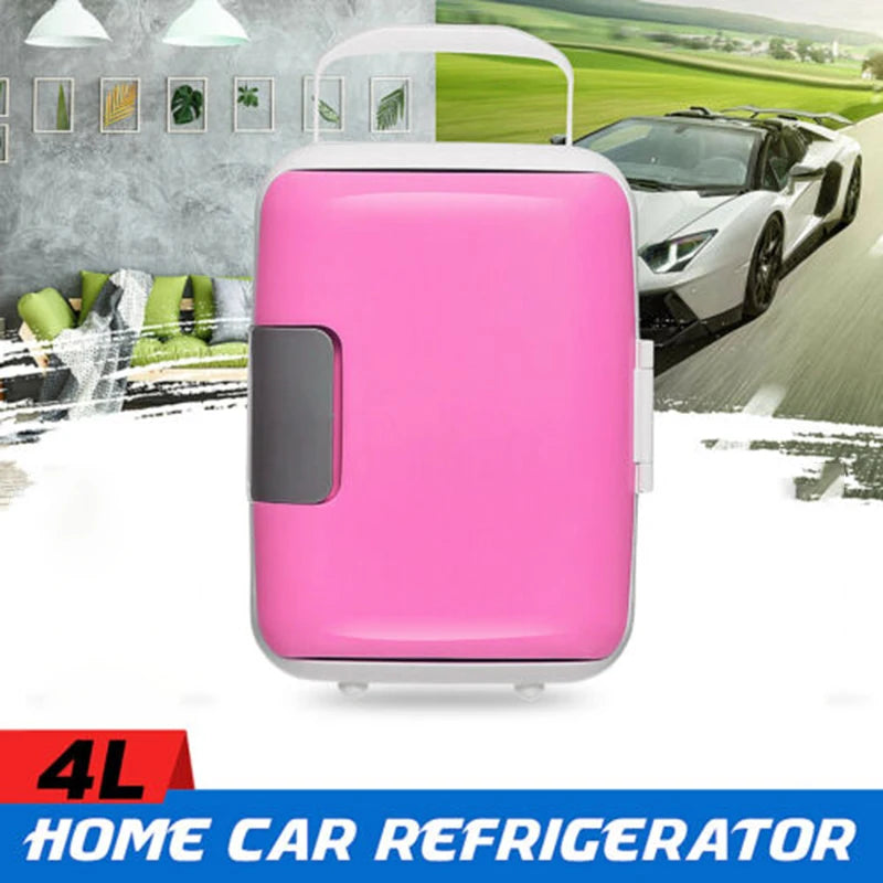 AB59-4L 12V/220V Electric Portable Mini Fridge Refrigerator Cooler Freezer Car Home