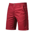 Summer Men's Shorts Solid Color Mid-Waist Elastic | SAMAG