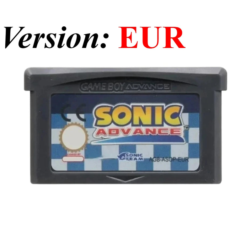 Classic GBA Game Cartridge Breath of Fire Kirby Sonic Advance Wars Golden Sun GBA SP Retro Video Game Collection Gift