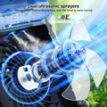 Desktop Water Cooled Air Conditioner Cooling Fan USB Powered Silent Mist Fan With Strong Wind Output Mini Desktop Cooler For