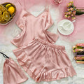 Spring Summer New Women Pajama Four Piece Suit Sleepwear | SAMAG