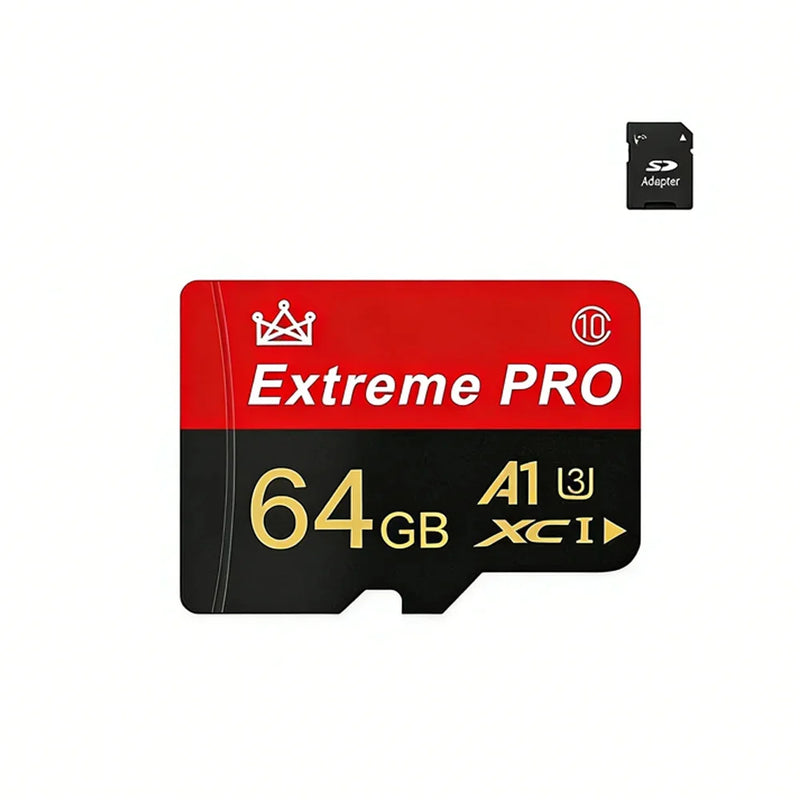 High-Speed V30 A2 4K SD Card 512GB 256GB 128GB Memory Card 64GB Micro TF SD Adapter for Xiaomi Smartphone/Tablet/PC Cross-Use