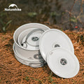 Naturehike Camping Cookware Non-Stick Set Of Pots Outdoor Portable Tableware Kettle Frying Pan Cookset Kitchen Utensils